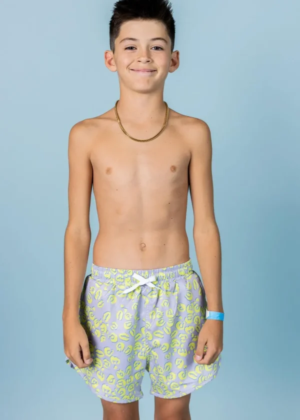 Vivid Cheetah | Youth Retro Shorties