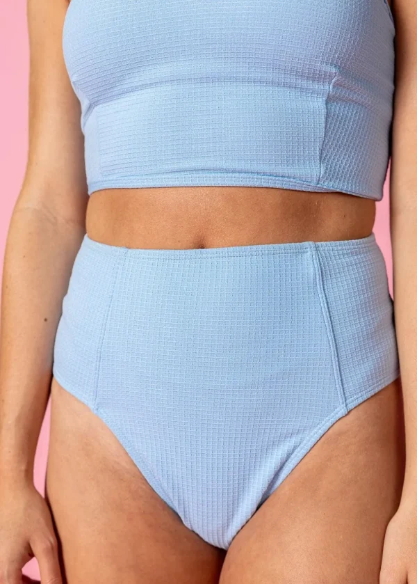Waffled Barely Blue | Up High Bottoms