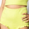 Waffled Glow Green | All Ruffled Up Bottoms