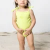 Waffled Glow Green | Baby Simply One-Piece