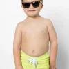 Waffled Glow Green | Mini Euro Shorts