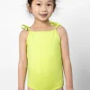 Waffled Glow Green | Mini Simply One-Piece