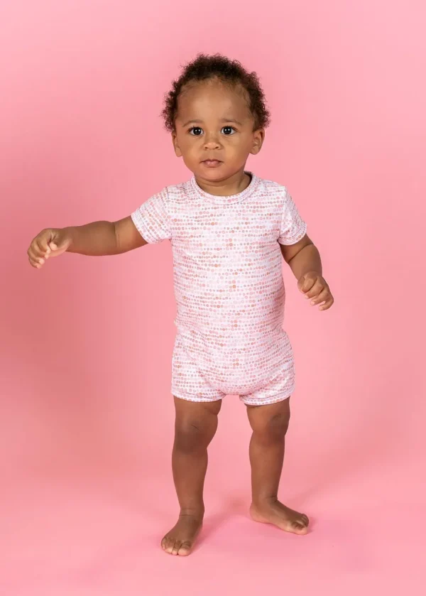 Watercolor Dots | Baby Shorties Rashguard (Unisex)