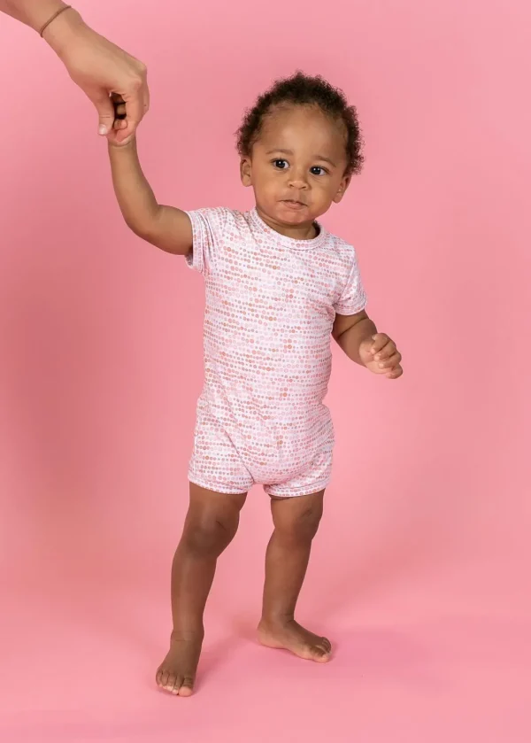 Watercolor Dots | Baby Shorties Rashguard (Unisex)