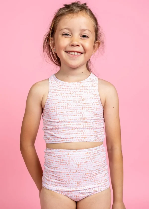 Watercolor Dots | Mini High-Waisted Bottoms