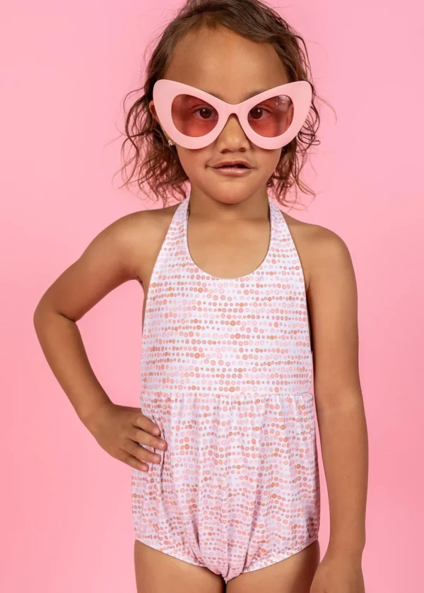 Watercolor Dots | Mini Romper One-Piece