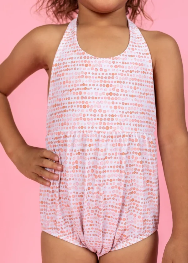 Watercolor Dots | Mini Romper One-Piece