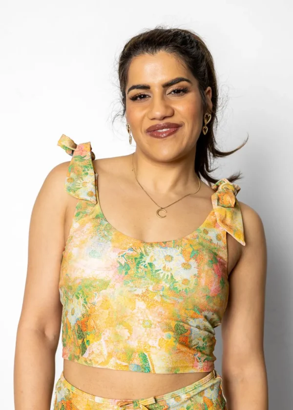 Wonderland Floral | Knot Top