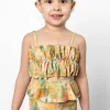 Wonderland Floral | Mini Oversized Ruffle Top