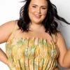 Wonderland Floral | Oversized Ruffle Top