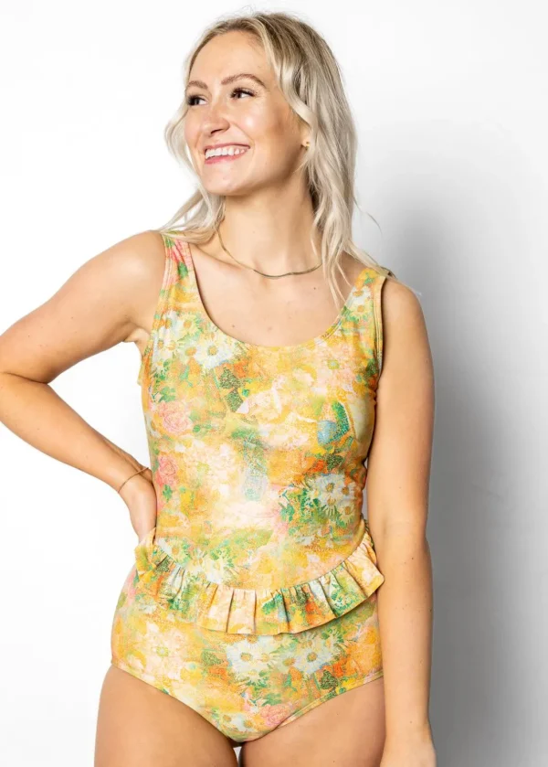 Wonderland Floral | Skirted One-Piece