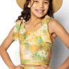 Wonderland Floral | Youth Knot Top