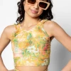 Wonderland Floral | Youth Ripple Top