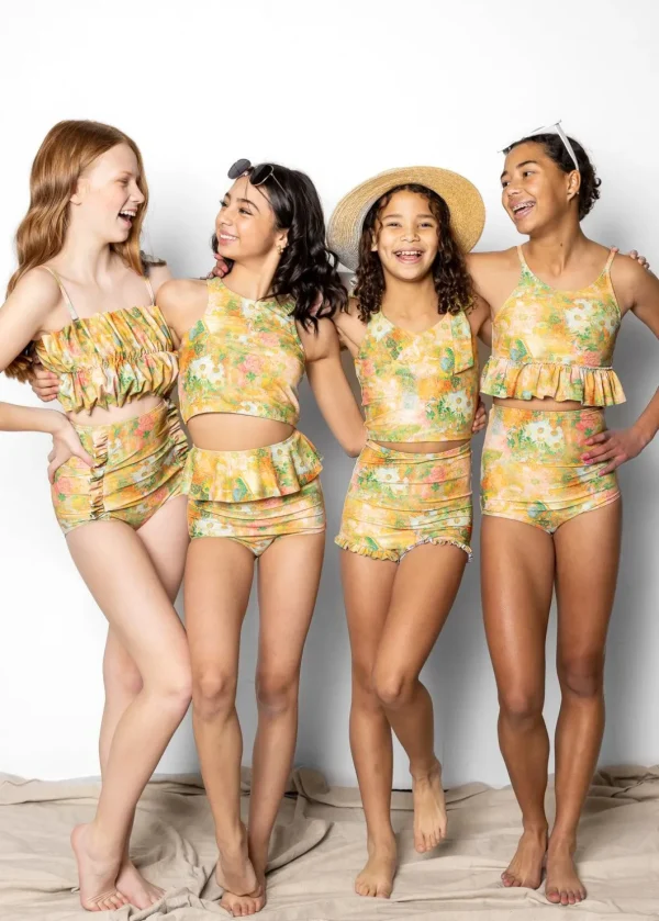 Wonderland Floral | Youth Peplum Bottoms