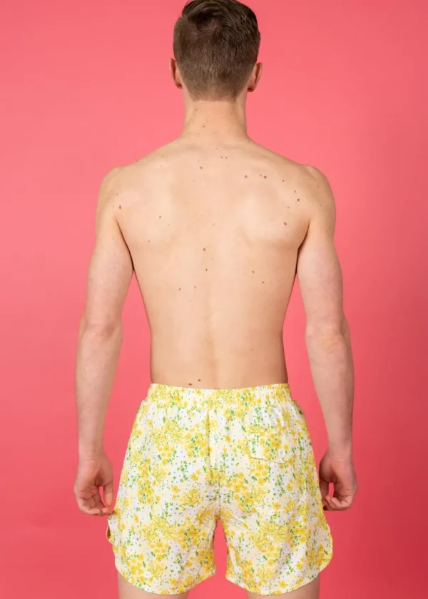Yellow Meadow | Mens Retro Shorties