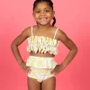 Yellow Meadow | Mini Peplum Bottoms