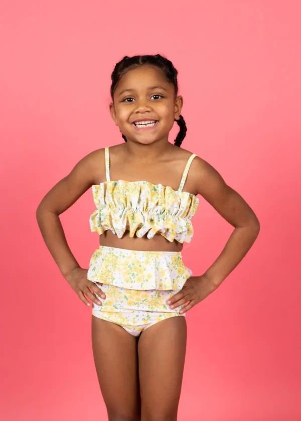 Yellow Meadow | Mini Peplum Bottoms