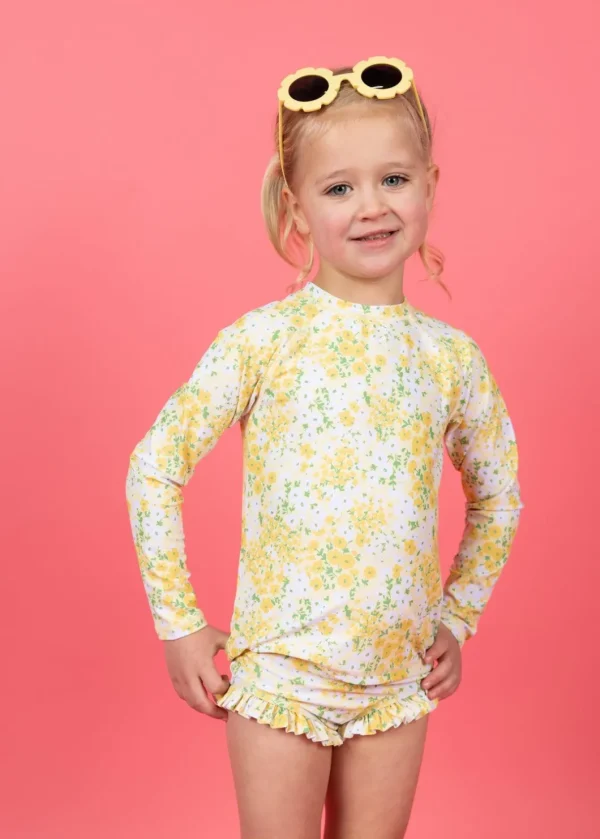 Yellow Meadow | Mini Rashguard Top (Unisex)