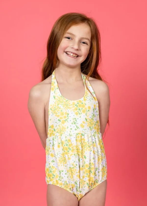 Yellow Meadow | Mini Romper One-Piece