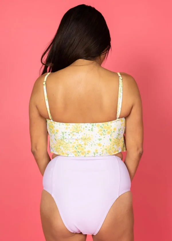 Yellow Meadow | Oversized Ruffle Top