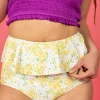 Yellow Meadow | Peplum Bottoms