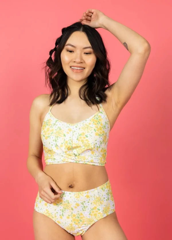 Yellow Meadow | Tied-Up Top