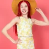 Yellow Meadow | Youth High-Waisted Bottoms