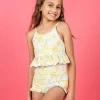 Yellow Meadow | Youth Peplum Top