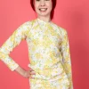 Yellow Meadow | Youth Rashguard Top (Unisex)