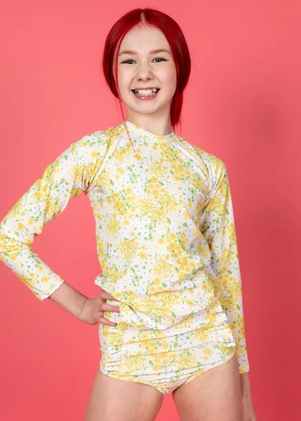 Yellow Meadow | Youth Rashguard Top (Unisex)