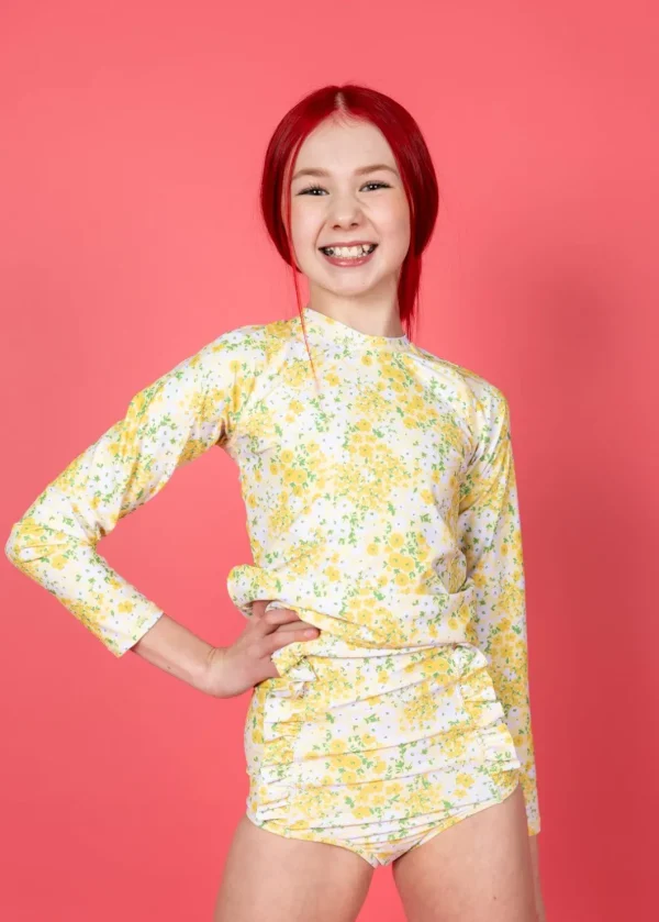 Yellow Meadow | Youth Rashguard Top (Unisex)